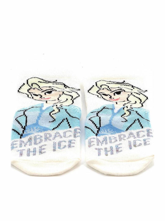 Disney Παιδικές Κάλτσες Frozen Λευκές