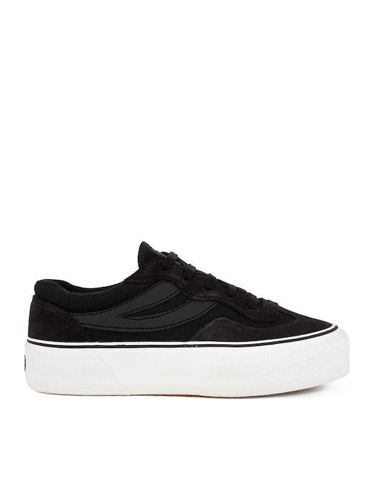 Superga 3041 Revolley Flatforms Sneakers Black