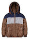Kids' Casual Jacket Double Sided with Hood Camel