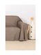 Naf Naf Highline Ριχτάρι Τριθέσιου Καναπέ Chenille 180x300εκ. Brown-Grey