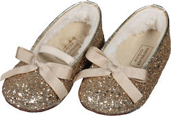 Babywalker Gold Baptism Pumps