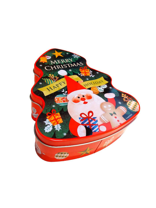 Christmas Container Metallic L16xW14xD6cm 1pcs