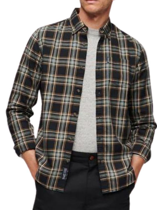 Superdry Ovin Vintage Langärmlig Baumwolle Hemd...