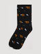 Ysabel Herren Gemusterte Socken Black 1Pack