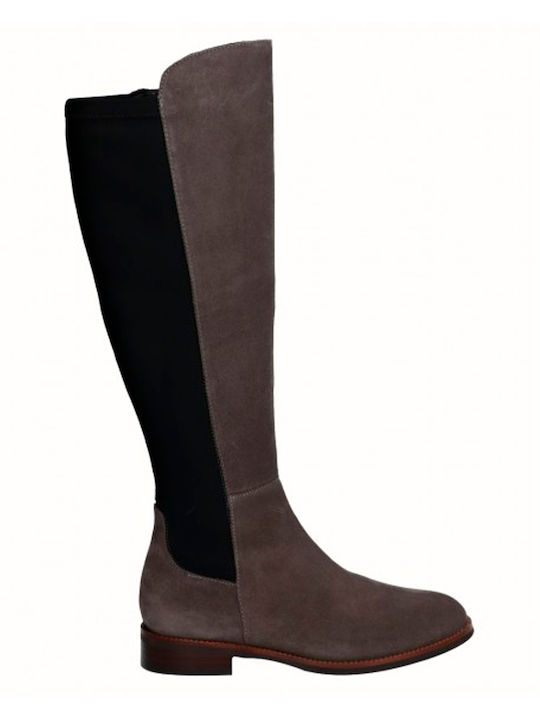 Viguera Leder Damenstiefel Braun