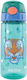 Nuby Kinderflasche Silikon mit Strohhalm Grün 540ml