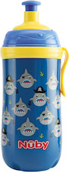 Nuby Blue Sharks 360ml Μπλε
