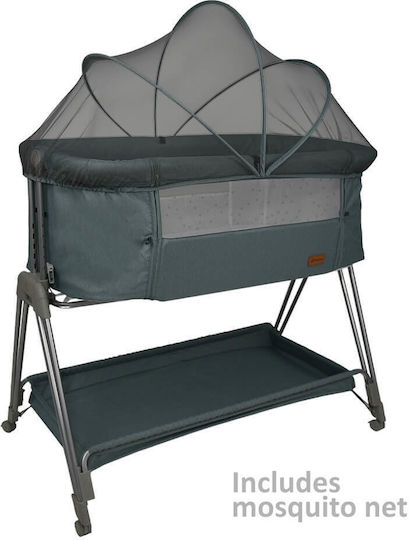 Bebe Stars Cradle Pearl with Mattress and Wheels Ocean