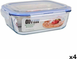 Quttin Plastic Lunch Box 4pcs