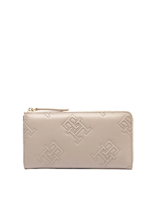 Tommy Hilfiger Large Women's Wallet Smooth Taupe