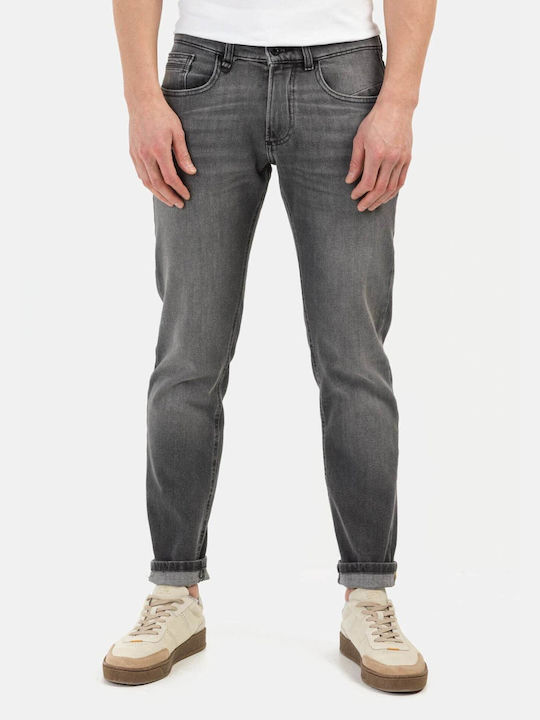 Camel Active Pantaloni de Bărbați din Jean în Croială Slim Grey