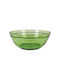 Duralex Lys Glass Salad Bowl Green 20.5x20.5x8.2cm