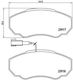 Brembo Σετ Τακάκια Εμπρός για Citroen Jumper Peugeot Boxer