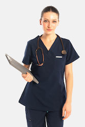 Dr. Scrub Medizinische Bluse Marineblau