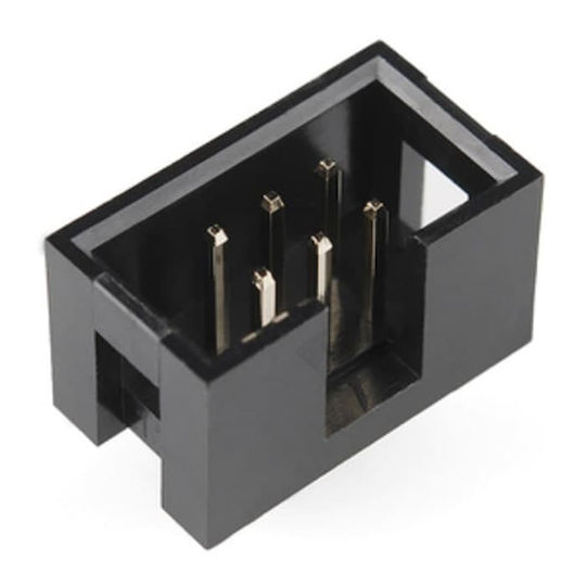 Haitronic Connector DC3 6P 2.54mm Socket Header Straight Needle (HS1599-6P)