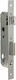 Cisa Recessed Lock with Center 20mm Silver