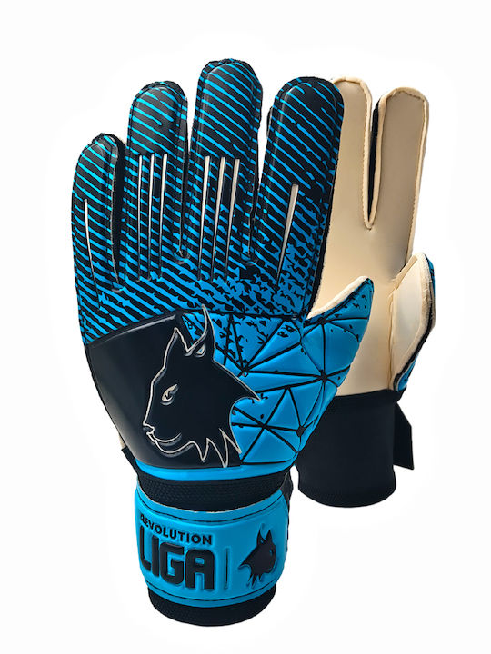 Liga Sport Revolution Adults Goalkeeper Gloves Blue