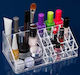 Organizator Cosmetice Cu Separatoare Transparent 21.5x13x8cm