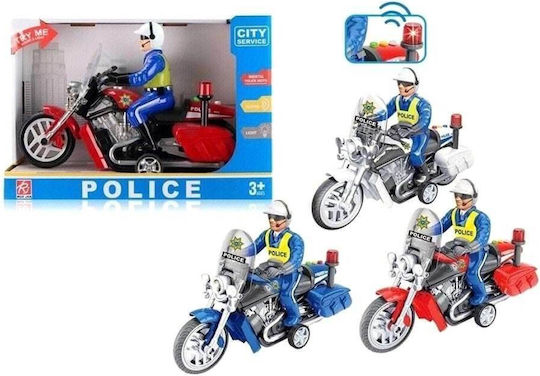 Zita Toys City Service Μοτοσυκλέτα Αστυνομικό Pull Back για 3+ Ετών (Διάφορα Σχέδια) 1τμχ