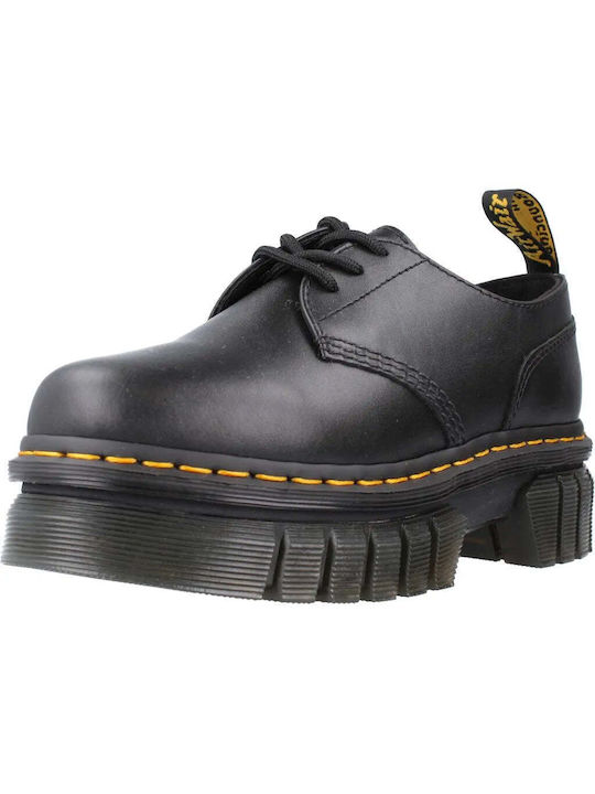 Dr. Martens Women's Piele Oxford Shoes Negru