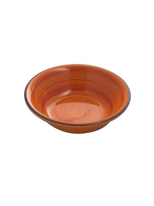 Mario Luca Giusti Serving Bowl Round made of Melamine Orange