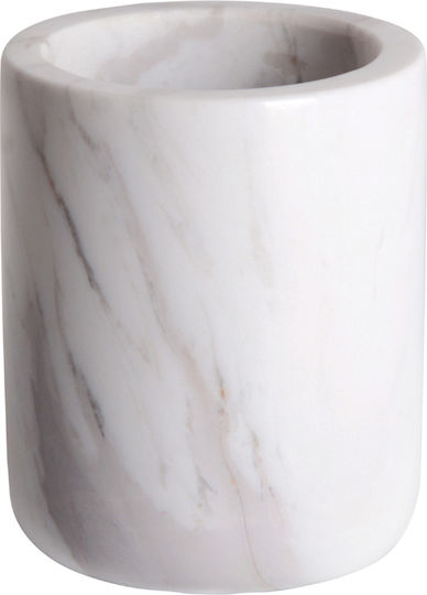 Marva Cupă de Birou pentru Pahare Marble Albă Marva Cupă de Birou pentru Pahare Marble Albă