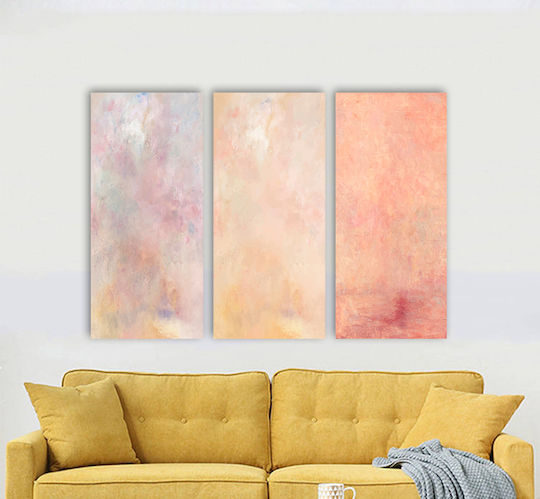 I-gallery Τρίπτυχος Πίνακας σε Καμβά 70x50cm