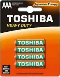 Toshiba Heavy Duty Baterii Zinc AAA 1.5V 4buc