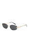 Gigi Barcelona Unisex Sunglasses with Black Metallic Frame and Grey Lens 6861/1
