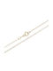 Goldene Kette Nacken 14K