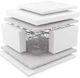 Emotion Single Orthopedic Mattress 90x190x25cm with Bonnel Springs
