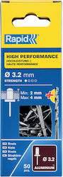 Rapid Nituri Aluminiu M3.2mm 50buc
