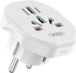 XO WL23 Socket Adapter from UK to Greece XO WL23 Socket Adapter from UK to Greece
