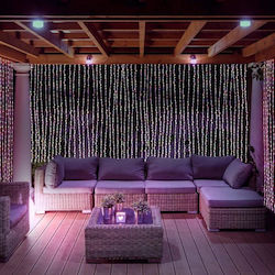 240 Lights Incandescence 3m. Multicolor type Curtain 1pcs