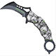 Armar Red Circle Karambit Black with Blade made of Stainless Steel