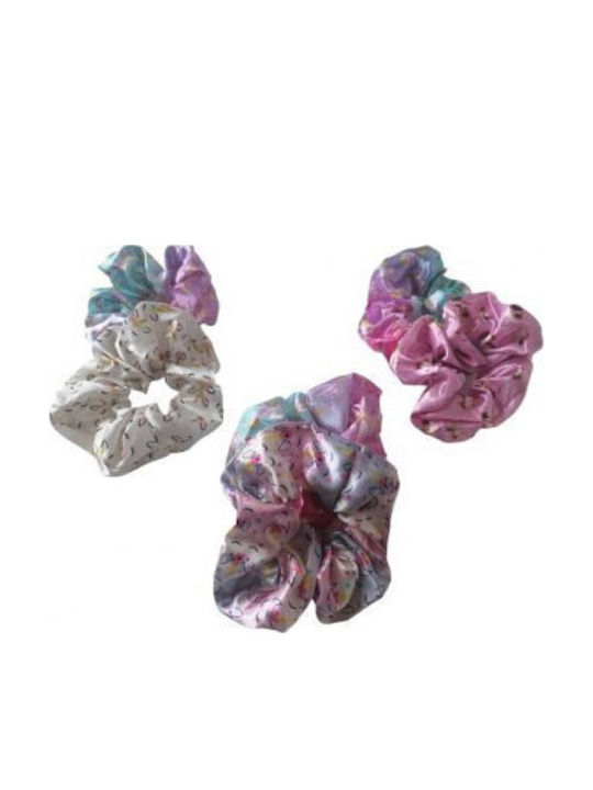 Ro-Ro Accessories Μονόκερος Σετ Παιδικά Λαστιχάκια Ροζ 2τμχ