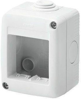 Gewiss Ηλεκτρολογικό Κουτί Εξωτερικής Τοποθέτησης IP40 σε Γκρι Χρώμα 2τμχ