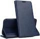 A Flap Wallet Δερμάτινο Navy Μπλε (Redmi Note 12 5G / Poco X5 5G)
