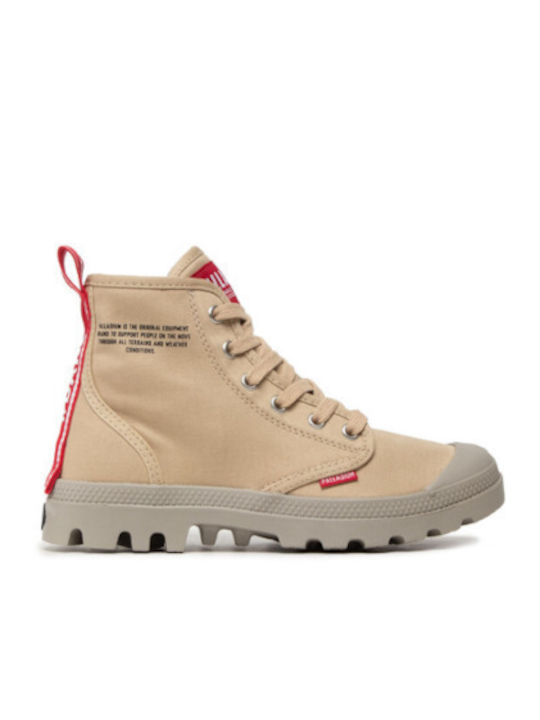 Palladium Pampa Γυναικεία Μποτάκια Ροζ