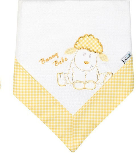 Bunny Bebe Piqué-Kuscheldecke Yellow Gelb 90x90cm.