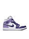 Jordan Air Jordan 1 Mid Damen Stiefel Sky J Purple / White