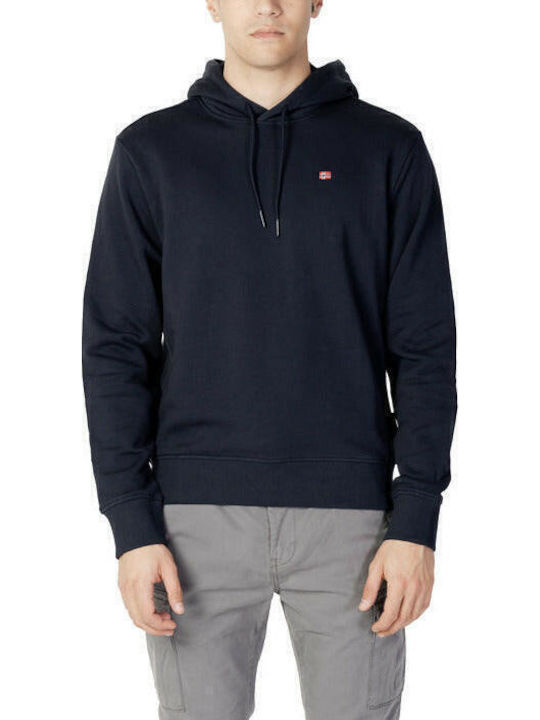 Napapijri Balis Sweatshirt with Hood Dark Blue