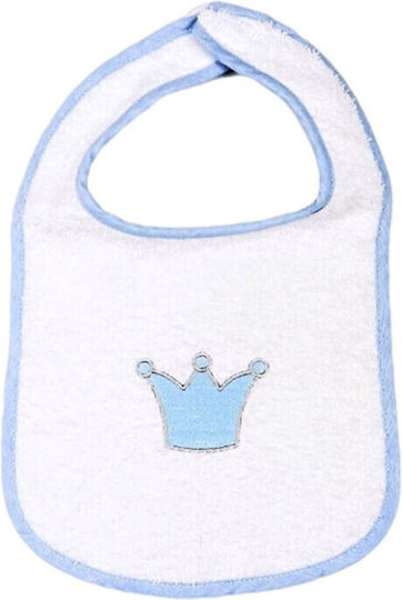 Baby Star Prince Lätzchen aus 100% Baumwolle mit Bügelverschluss und Schlaufe Ciell für 6 m+