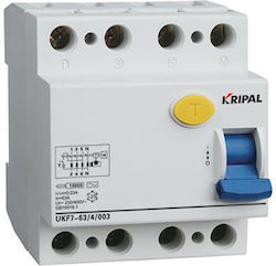 Kripal Relee De Scurgere De Pământ 4x40A Kripal Relee De Scurgere De Pământ 4x40A