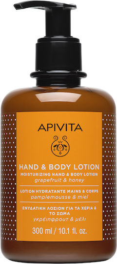 Apivita Grapefruit & Honey Feuchtigkeitsspendende Lotion Körperpflege 300ml