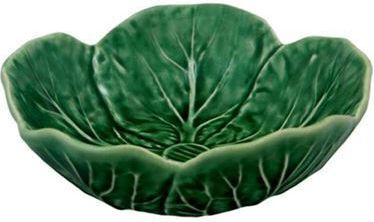 Bordallo Pinheiro Christmas Bowl Ceramic Green L4.5xW12xD12cm.