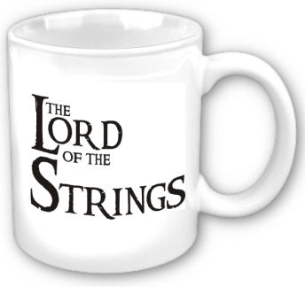 Lord Strings Керамична Чаша Бяла