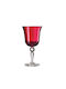 Mario Luca Giusti Glass Liqueur/Ouzo made of Glass in Red Color Goblet