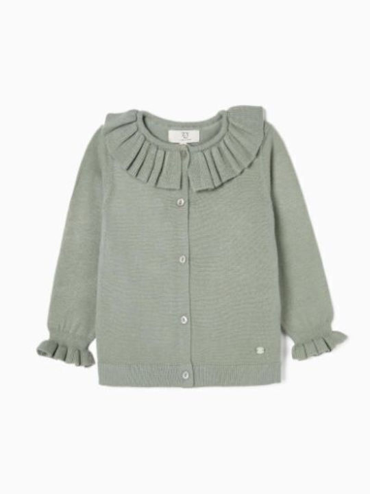 Kids Cardigan Knitted Green