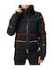 Jcc Mooni Flock Women's Short Puffer Jacket for Winter Black